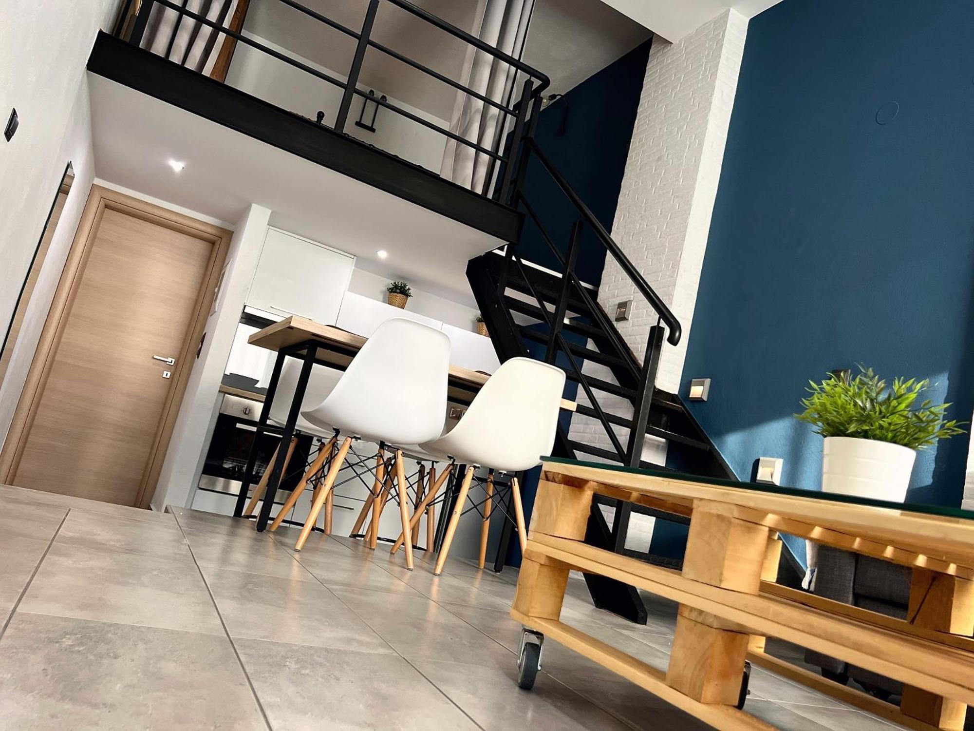 Apartmán 48 Downtown Lofts Néa Péramos Exteriér fotografie