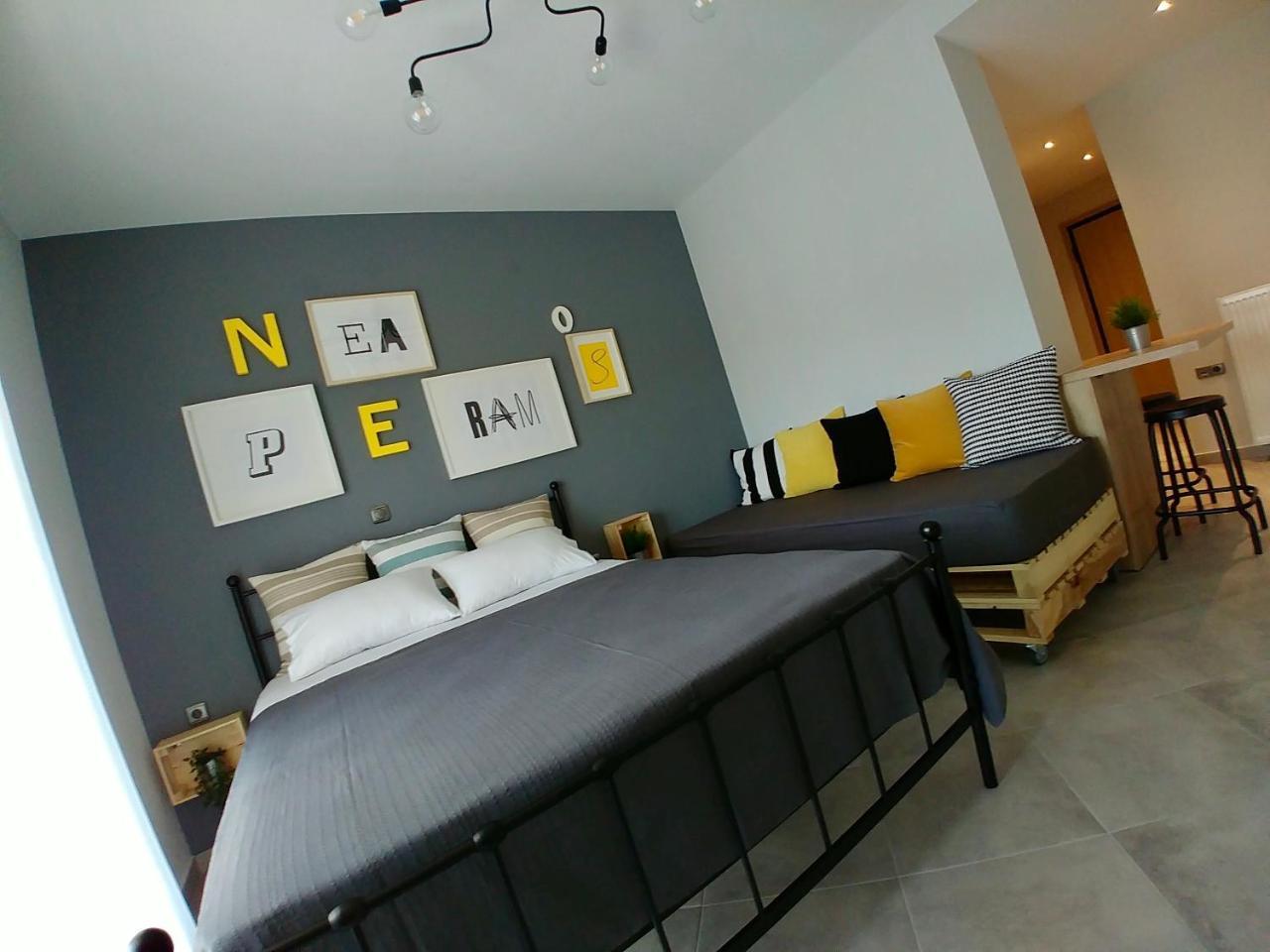 Apartmán 48 Downtown Lofts Néa Péramos Exteriér fotografie