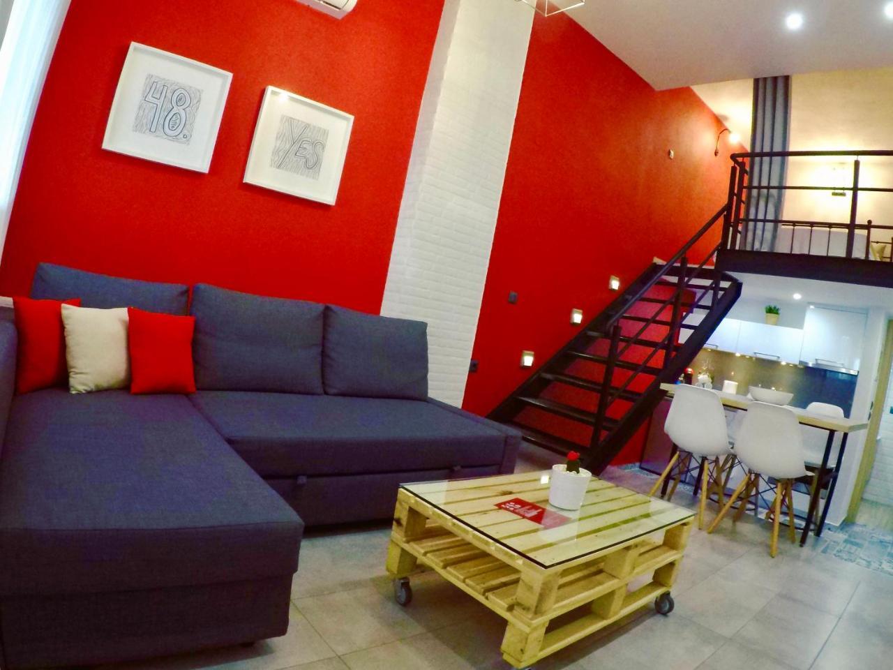 Apartmán 48 Downtown Lofts Néa Péramos Exteriér fotografie